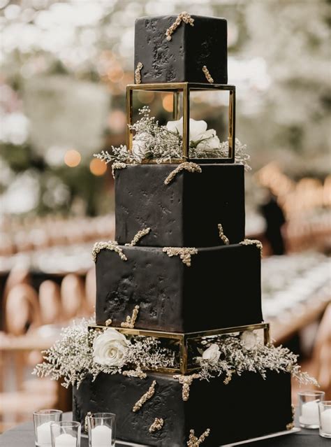Square Wedding Cake Designs Unique