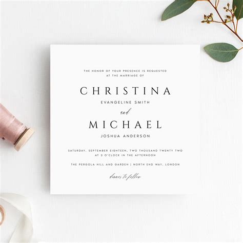 13+ Square Wedding Invitation