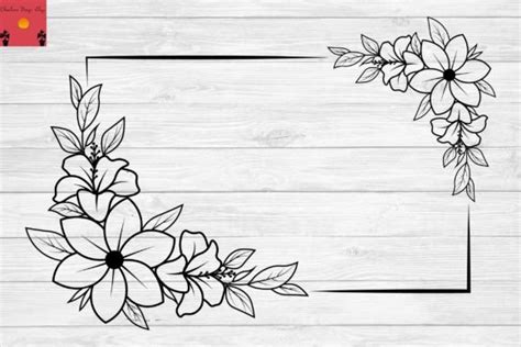 Download square-frames-with-a-floral-pattern-svg SVG