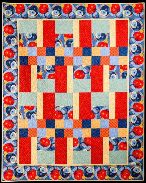 Squares And Rectangles Quilt Pattern