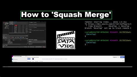 Squash And Merge Command Line
