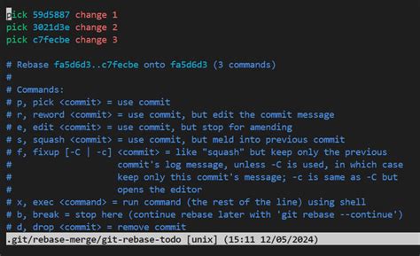 Squash Commits Git Extensions