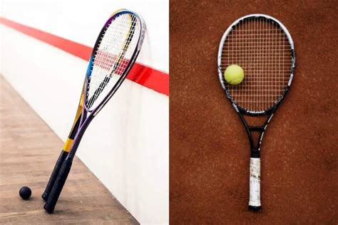 squash racket vs tennis racket