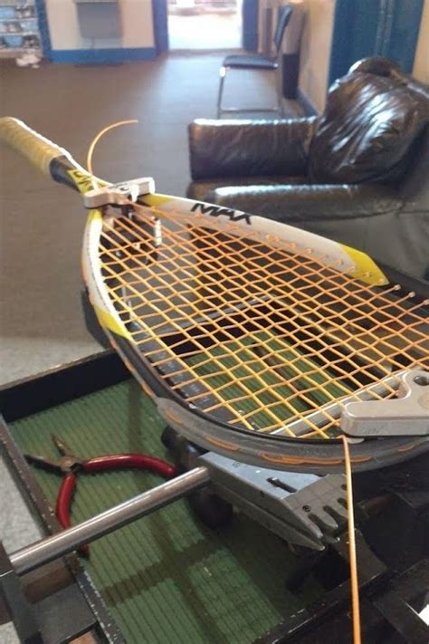 squash racquet stringing near me