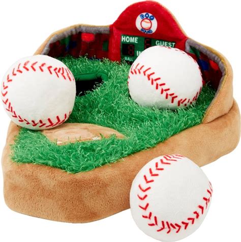 Squeaky Baseball Dog Toy