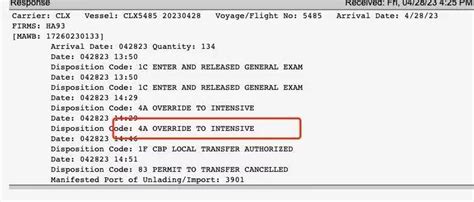 Squeegee Customs Code