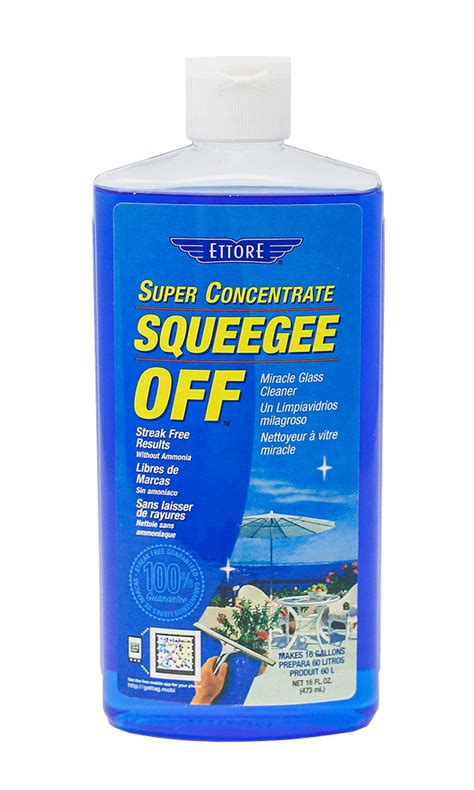 Squeegee Off Ingredients