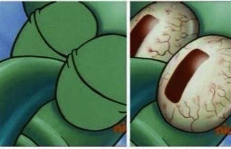 Squidward Wakes Up Meme