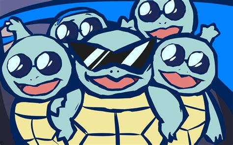 Squirtle With Glasses
