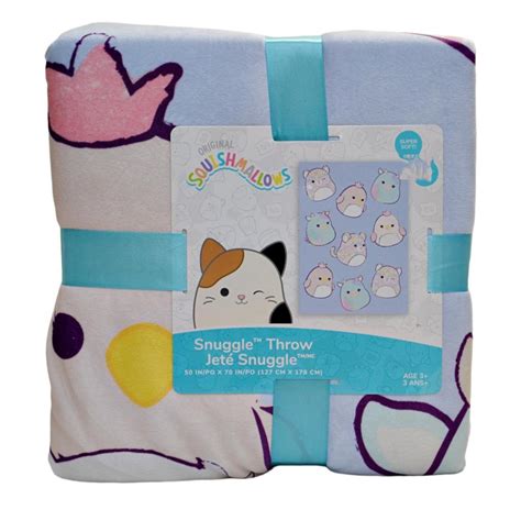 squishmallows snuggle throw 50