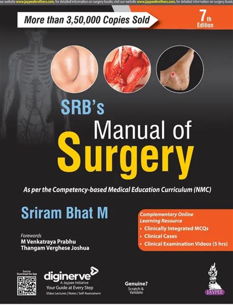 Subject Srb Surgery Latest Edition 2023