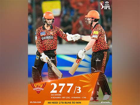 srh highest score in ipl