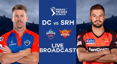 srh vs dc live telecast