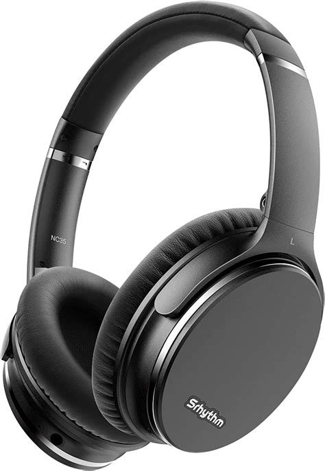 Srhythm NC35 Noise Cancelling Headphones Wireless Bluetooth 5.3, Fast