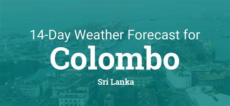 sri lanka colombo weather today