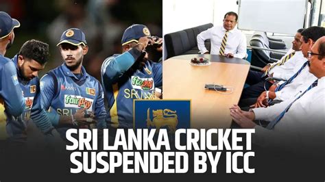 sri lanka cricket suspended