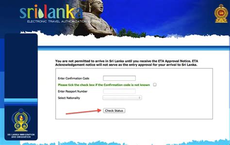sri lanka visa apply online