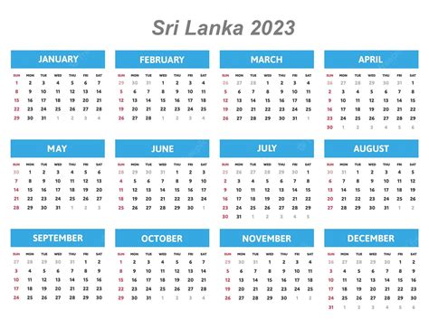 sri lankan holiday calendar 2023