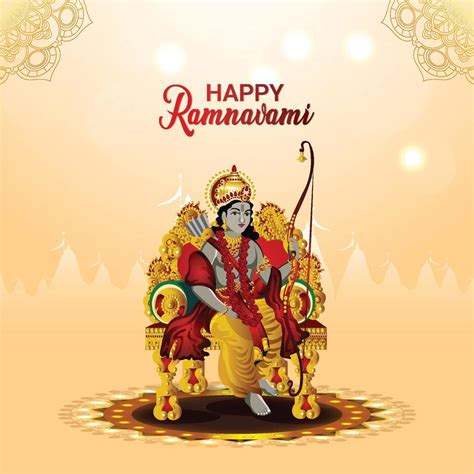 sri rama navami vector