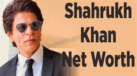 srk net worth in rupees forbes