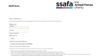 ssafa net sign in