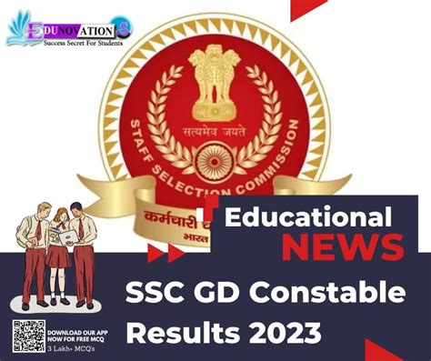 ssc gd constable results 2023