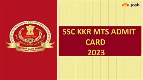 ssc kkr admit card 2023