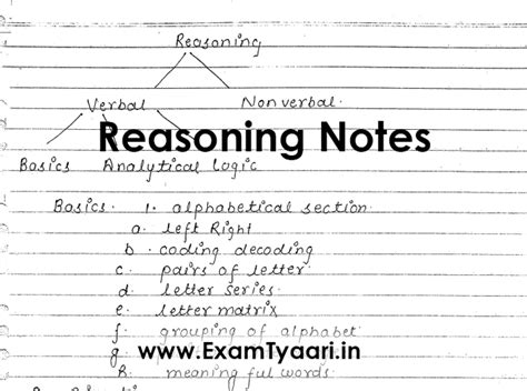 ssc reasoning notes pdf in english