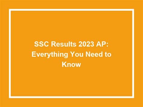 ssc result 2023 ap grading system