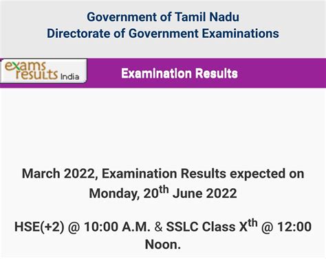 sslc result 2024 tamil nadu