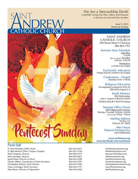 45 St Andrew Church Bulletin