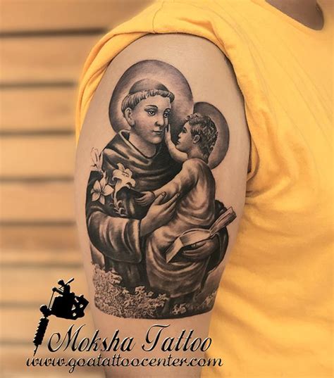 Inspirational St Anthony Tattoo Designs 2023
