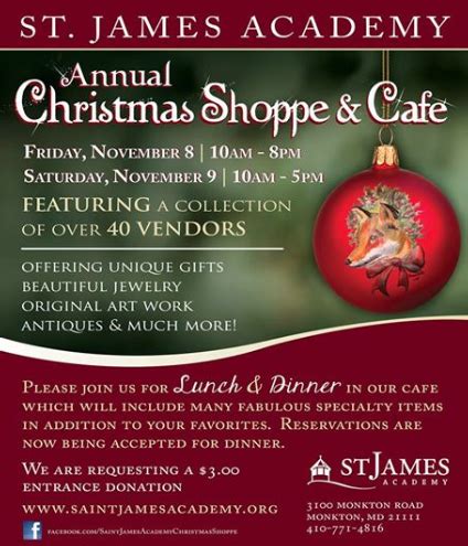 St. James Academy Christmas Shoppe