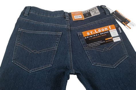 Spodnie męskie jeansowe firmy St. Leon f model MXT154 Świat Spodni Gdynia