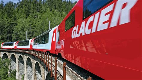 Zurich to St.Moritz train travel going through the UNESCO Landquart