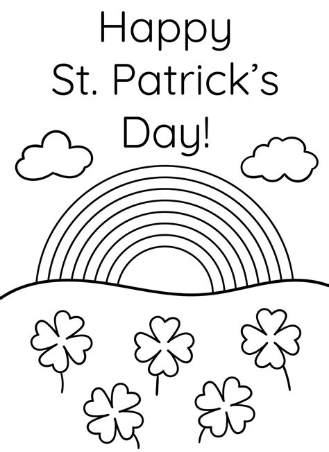 St Patricks Day Coloring Pages Free