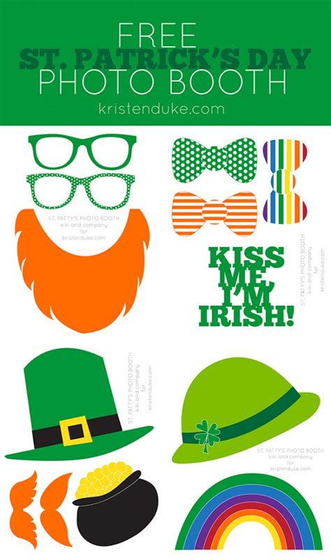 St. Patricks day decorations {free printable flags} C.R.A.F.T.
