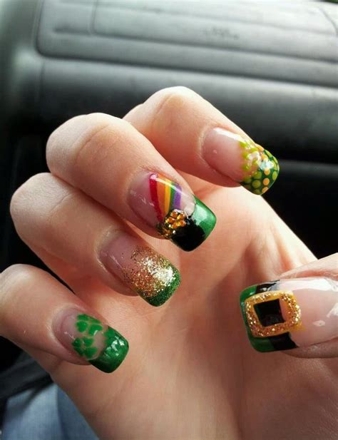 St. Patrick's Day Nail Designs Green Nail Art K4 Fashion
