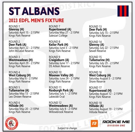 st albans football fixtures