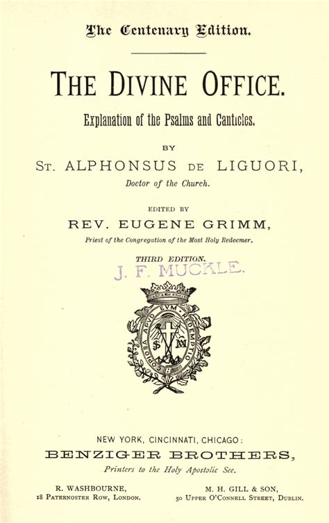 st alphonsus liguori complete works