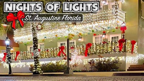 St Augustine Christmas Lights Florida