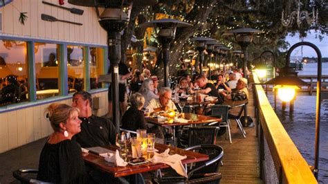 Waterfont Dining in St. Augustine Cap's on the Water Travel usa