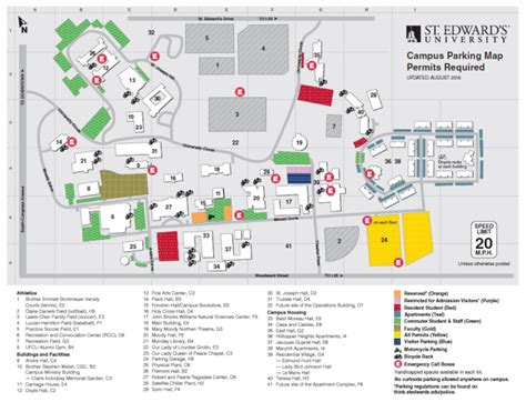 St Edward's Campus Map