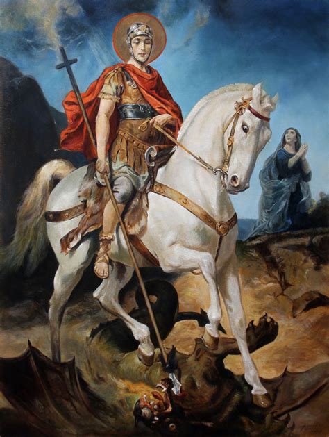st george and the dragon painting