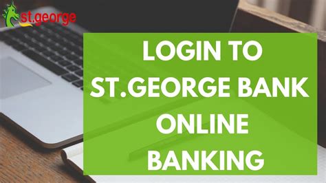 st george bank login internet banking online