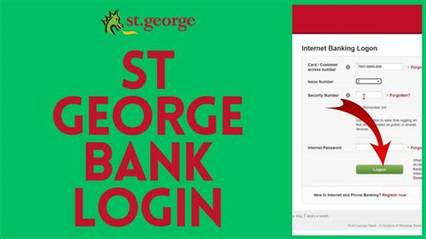 st george bank login online transfer limits