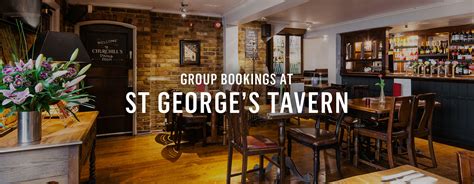 st george booking and address of restaurant