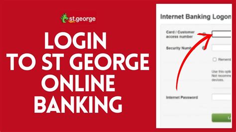 st george internet banking logon portal