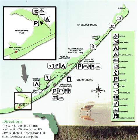 st george island florida map of rentals