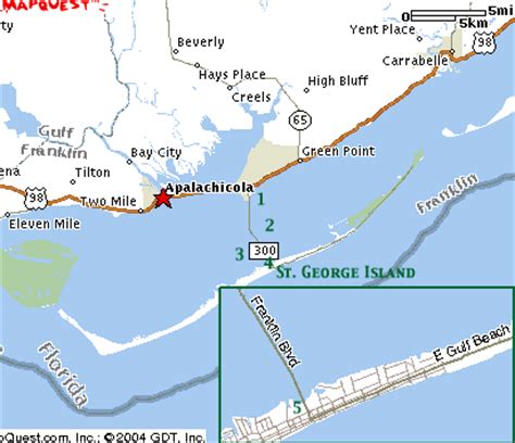 st george island florida mapquest